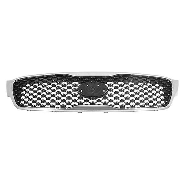 Sherman Parts - Grille Assy Limited|sx; W/o Around View Monitor; Gloss Black/chrome Kia Sorento 1618 - KISORE16A-99-0