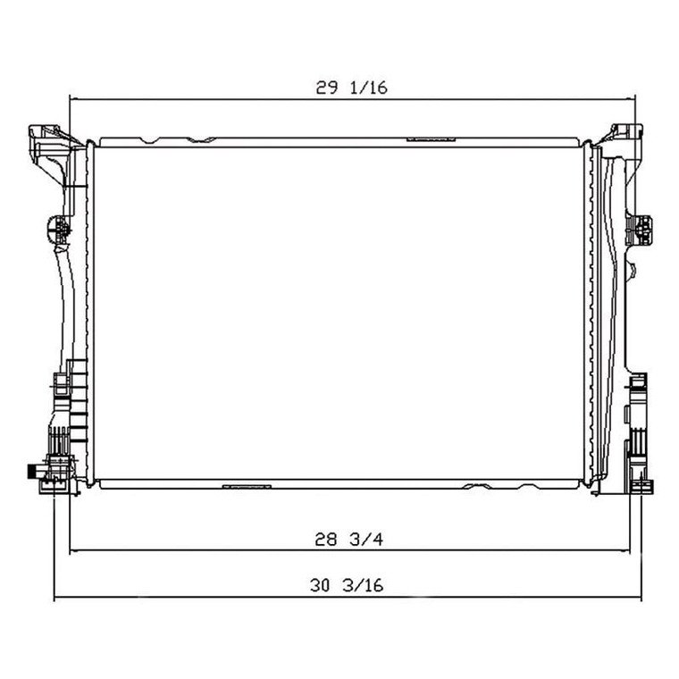 TYC - 1417 Md Cla250 2.0l I4 At 1r Pa (w/ Tur) Rad - 13432