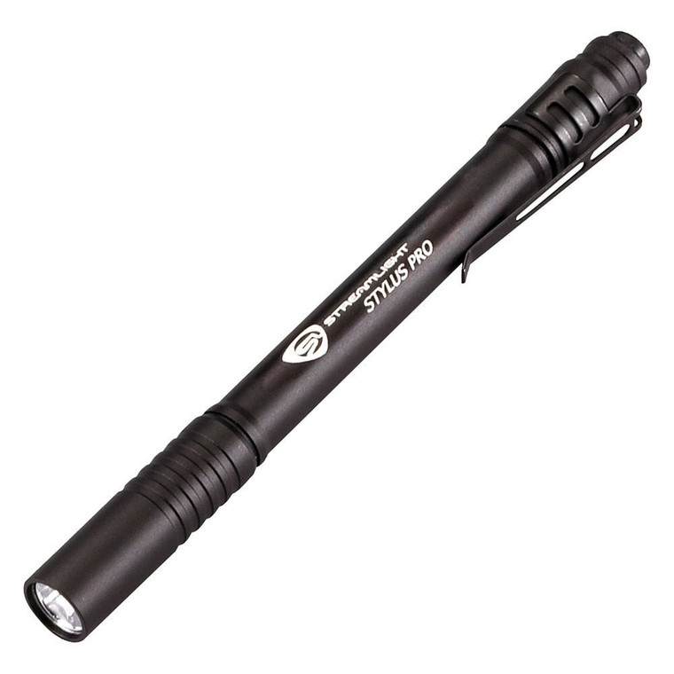 Streamlight - Stylus Pro  Black  Clam Packaged  White Led - 66118