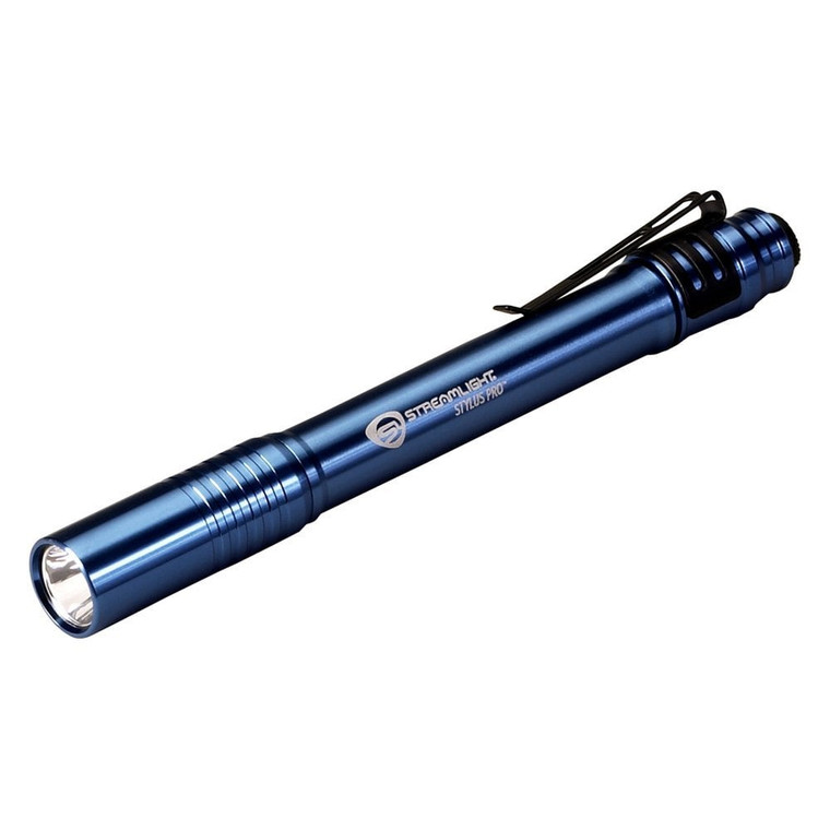 Streamlight - Stylus Pro  Blue  Clam Packaged  White Led - 66122
