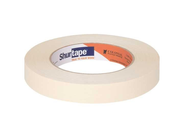 Shurtape Technologies - Shurtape Colonial Premium Grd High Adhesion Masking Tapebge6.4 Mils18mmx55m - 100738