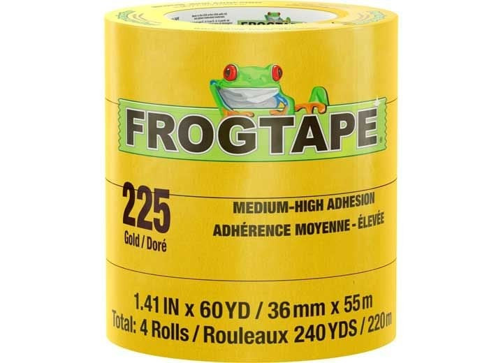 Shurtape Technologies - Frogtape 225 Gold Performance Grd Masking Tapegold36mmx55msleeve Of 4 - 105321