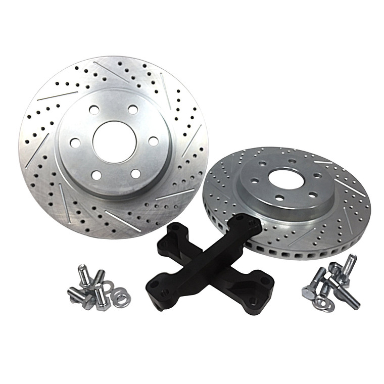 Baer Brake Systems - 9904 Gm1500 2/4wd Eradispeed1 Performance Rotors 14in X 1.150in Front 2pc - 2301044