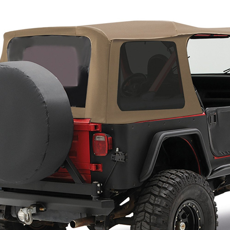 Smittybilt - 8795 Wrangler Yj  Replacement Soft Top W/tinted Windows; Denim Spice - 9870217