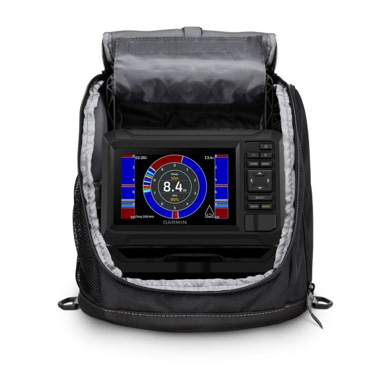 Garmin - Echomap Uhd2 5in Ice Fishing Bundle5in Display Dual Beam Sonar - 010-02589-25