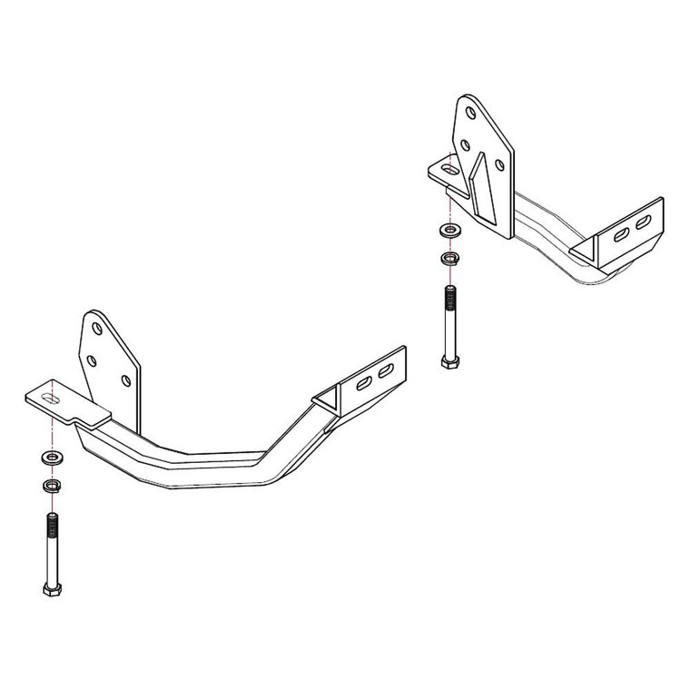 Roadmaster - 9498 Honda Odyssey/9499 Isuzu Oasis Tow Bar Mntg Brkt Kit - 1522-2
