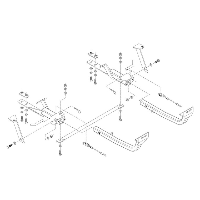 Roadmaster - 9799 Saturn Sc1/sc2 Tow Bar Mntg Brkt Kit - 162-1