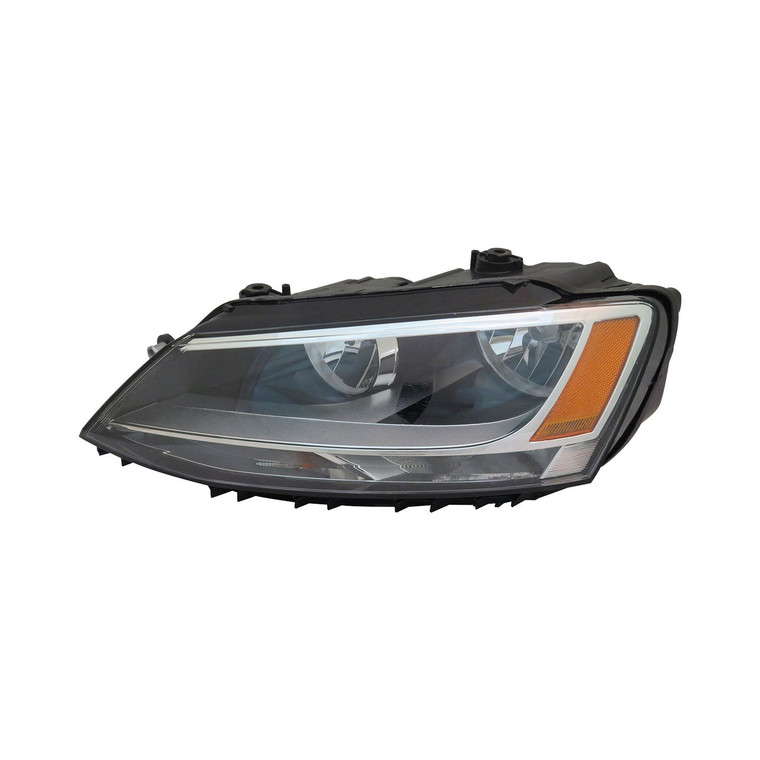 TYC - Lh Headlamp Assy Composite Sedan Volkswagen Jetta 20112016 Capa - 20-12562-00