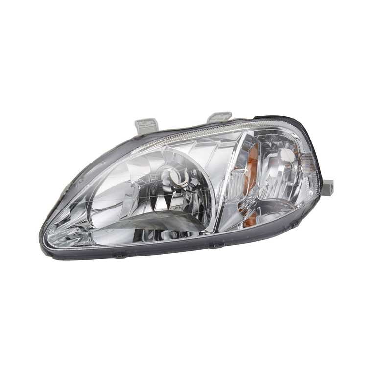 TYC - Lh Headlamp Assy Composite Includes Side Marker Lamp Honda Civic 19992000 Capa - 20-5662-01