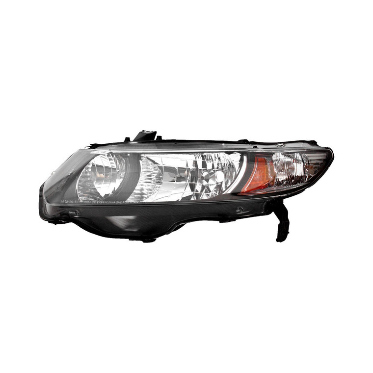 TYC - Lh Headlamp Lens/housing Coupe; 5 Speed Manual/auto Trans; W/clear Signal Lens Honda Civic 20102011 - 20-6736-91