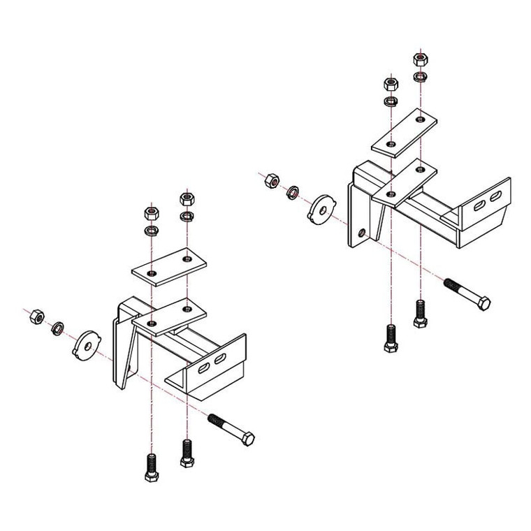 Roadmaster - 9399 Neon Tow Bar Mntg Brkt Kit - 238-2