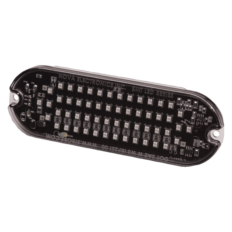 Ecco Safety Group - Directional Led: Oval Grommet Mount 12vdc 15 Flash Patterns Amber - 3920A