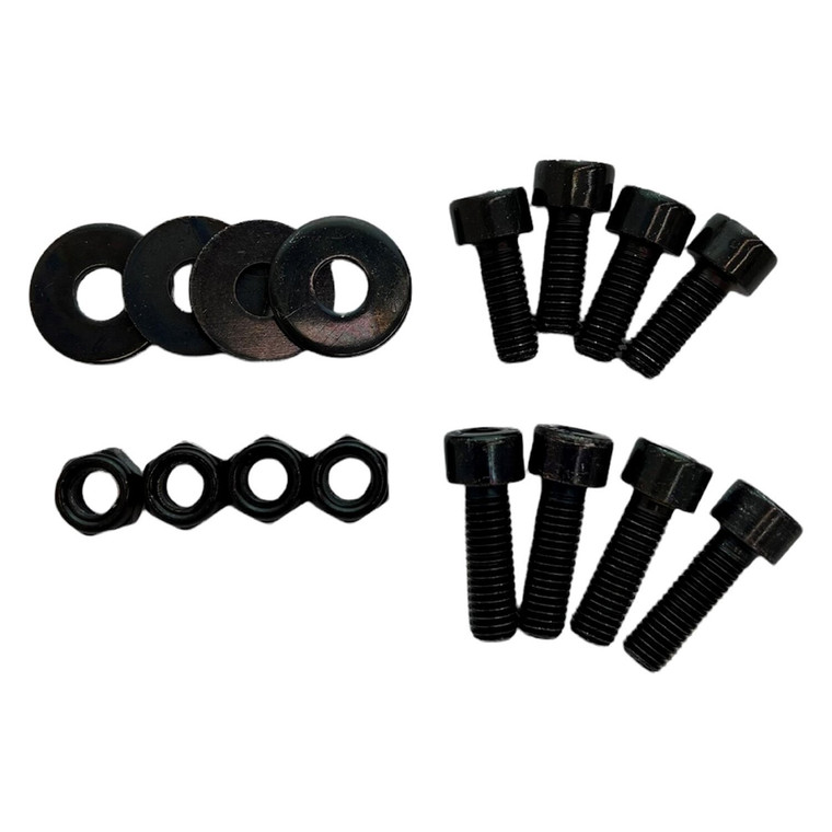 Sparco - Seat Hrdwre Btm Mnt Zinc Blk - 50001ZN