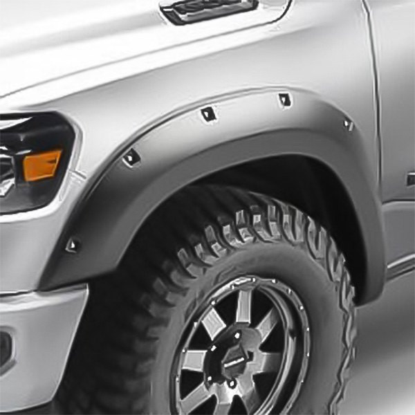 Bushwacker - 0918 Ram 1500 Excludes Sport / Express Fender Flares Forge Style 4pc Textured - 58204-08