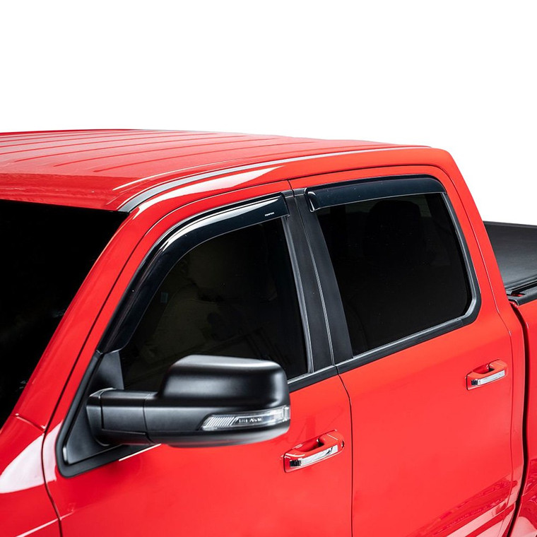 Stampede - 07c Gm Fs Smoke 2pc Window Visors - 6062-2