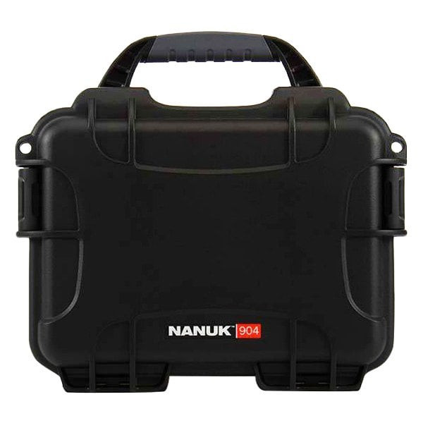 Nanuk - Nanuk 904 Waterproof Hard Case W/foam  Black Interior: 8.4 X 6 X 3.7in - 904-1001