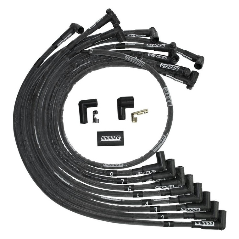 Moroso - Wire Set Mag Tune Sleeved Sbc Hei 90 Deg - 9762M