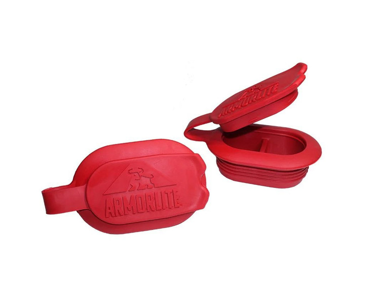 Armorlite - 07c Wrangler/20c Gladiator Drain Plug Set Qty 4 Red - B1006727-RED1-AA