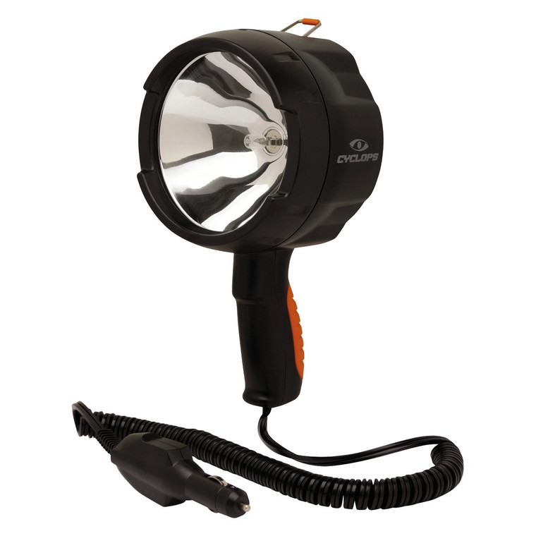 Cyclops - 1400 Lumen 12v Dc Halogen Spotlight Blk Body/ Blaze Accent - CYC-HS140012V