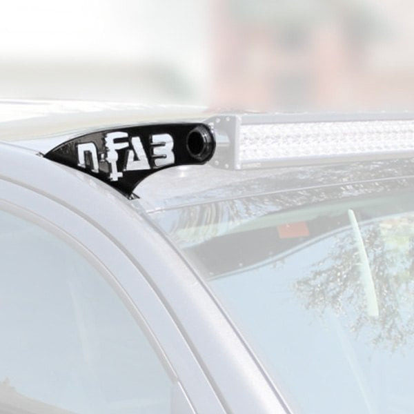 N-Fab - 0919 Ram 1500/1018 Ram 2500/3500 Roof Mountsmounts 1 49in To 50 1/2in Led Light Bar Gloss Black - D0949LR
