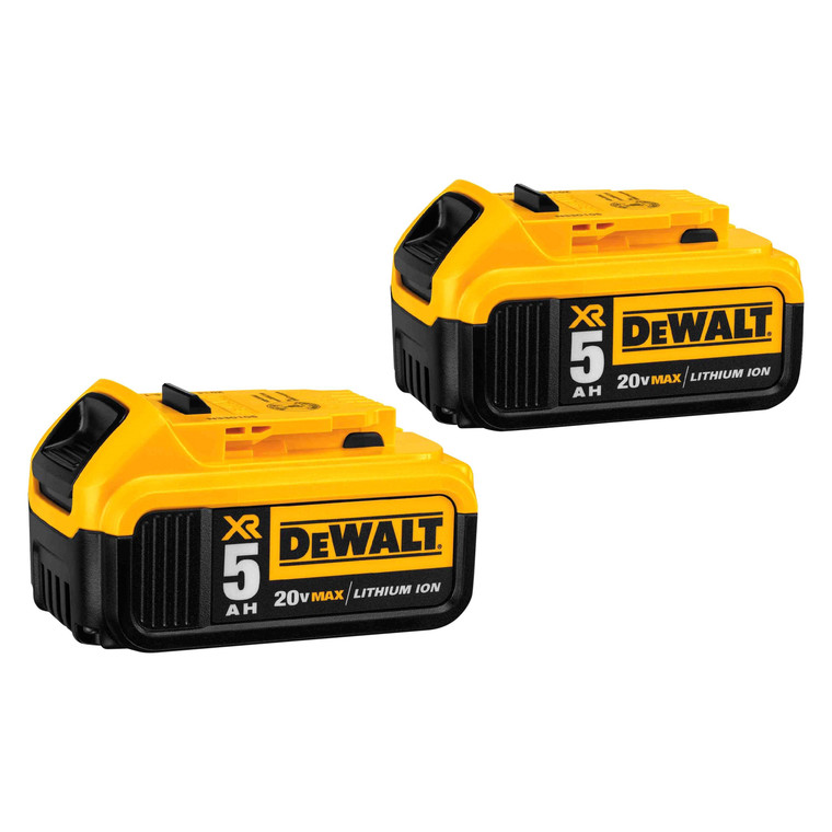 DeWalt Tools - 20v Max Xr 5ah Lithium Ion Battery W/led Charge Indicator2 Pack - DCB205-2