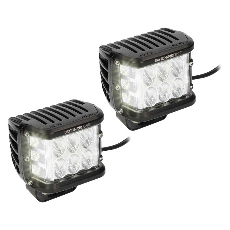 Metra Electronics - Heise - Dual Row Cube Lights  140degree Dual Zone 12 Led - DL-CL3