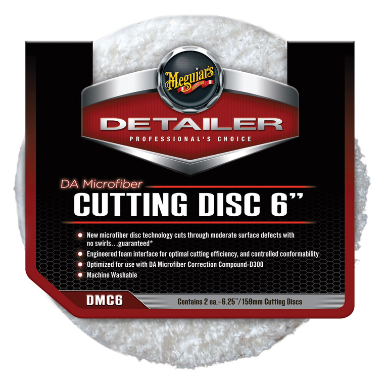 Meguiars - 6in Da Microfiber Cutting Disc (2pack) - DMC6