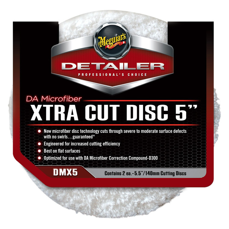 Meguiars - 5in Da Microfiber Xtra Cut Disc (2 Pack) - DMX5