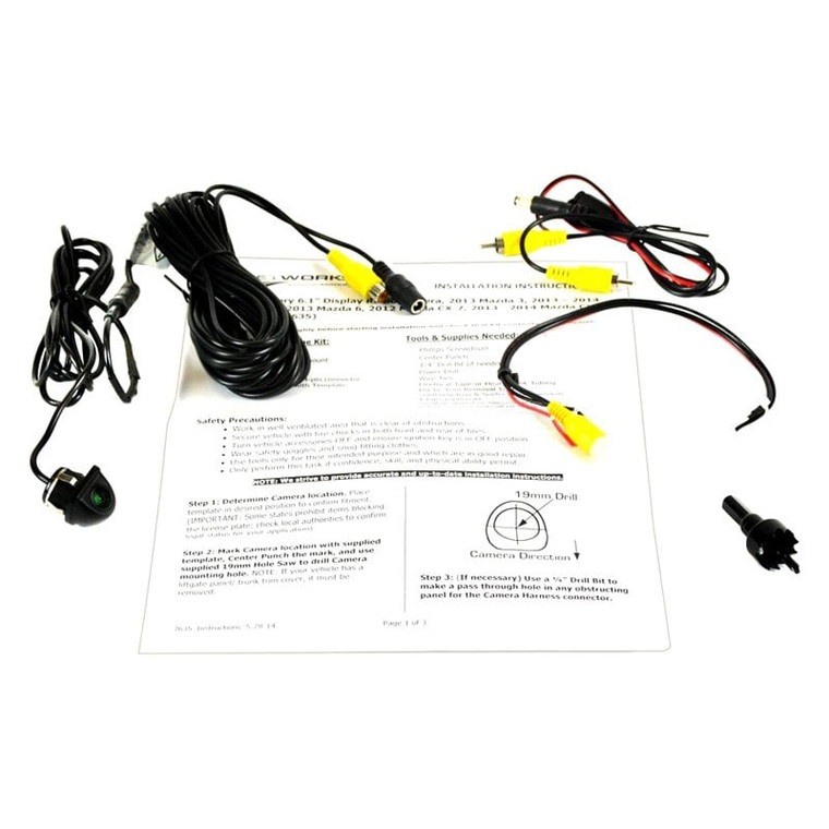 Brandmotion - Mazda Rear Vision Camera For Factory Display - FLTW-7635