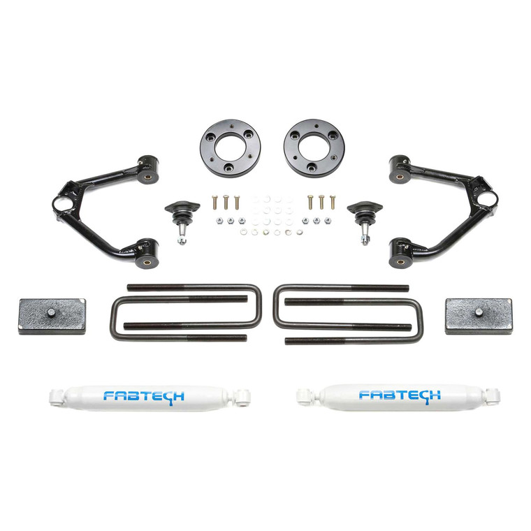 Fabtech - 19c Gm C/k1500 P/u W/trail Boss/at4 Pkg  1.5in Budget Sys W/ Perf Shks - K1152
