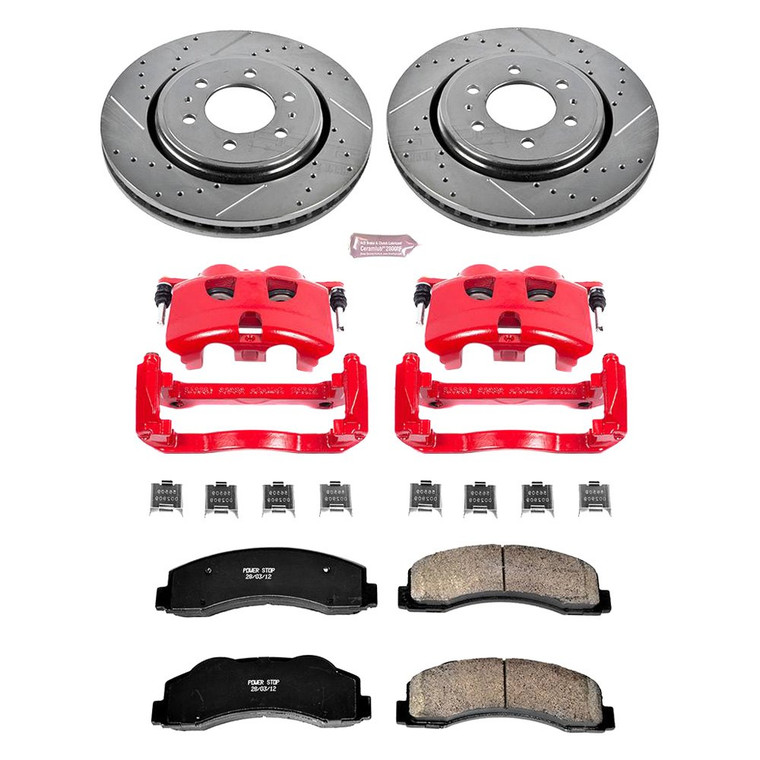 Powerstop - Z23 Evolution Sport Brake Upgrade Kit With Calipers - KC6268