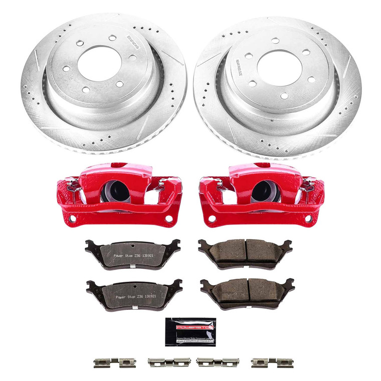 Powerstop - Z36 Truck And Tow Performance Brake Kit With Calipers - KC6271-36