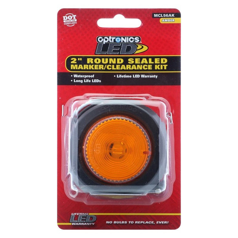 Optronics - Led Marker Clearance Light2in Withgrommetamber(replaces Mcl55ak) - MCL56AK