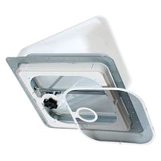Ventline - Non Powered Roof Vent White Dome Polar White Screen Frame - V2092-601-00