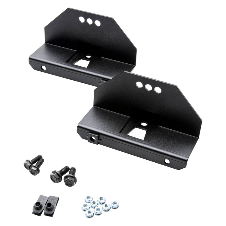 Zroadz - 2122 Bronco Side Step Sliders Mild Steel Black - Z745421-2BK