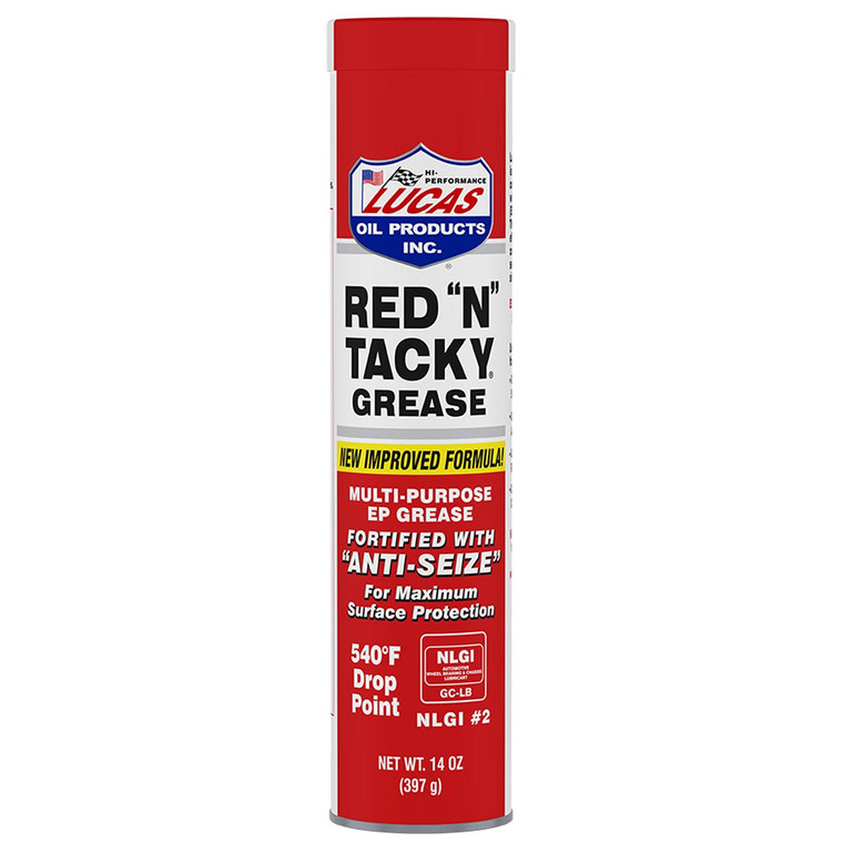 Lucas Oil Red N Tacky Grease - 14 Ounce Tube - 10005-30