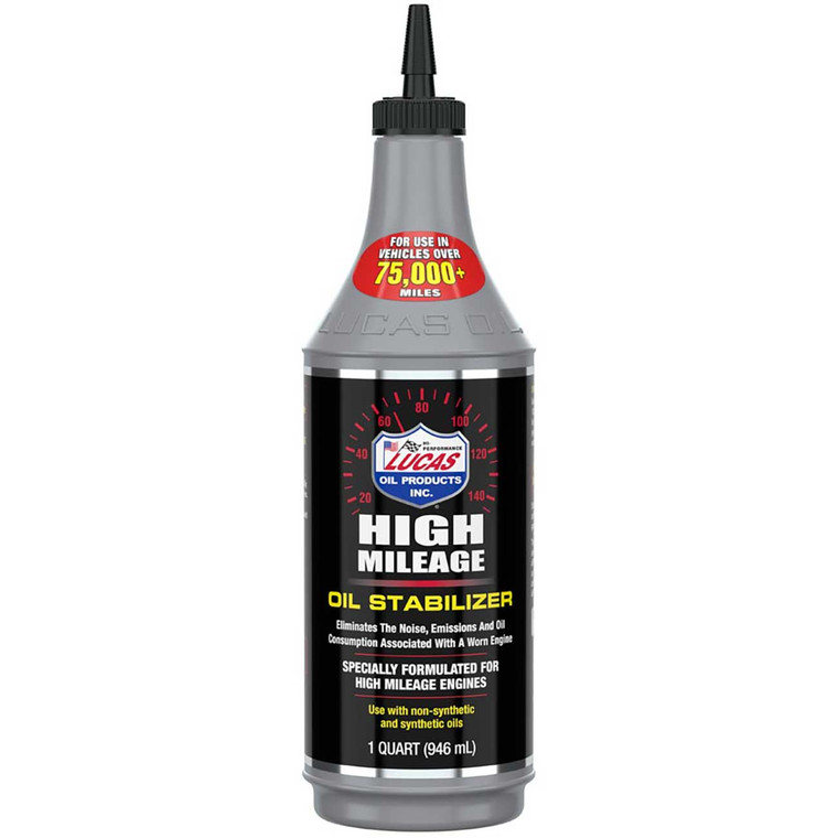 Lucas Oil High Mileage Oil Stabilizer - 1 Quart - 10118