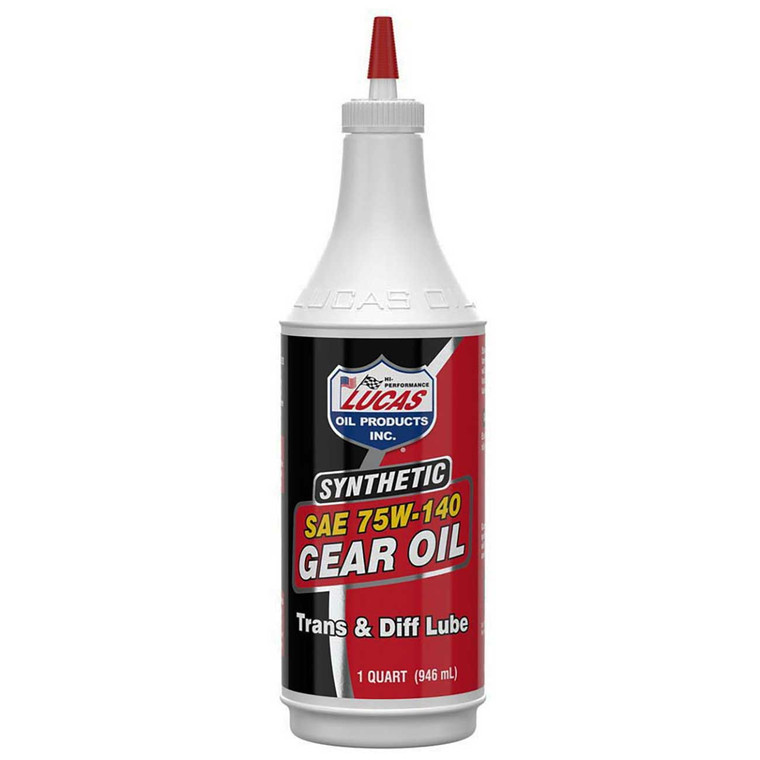 Lucas Oil Synthetic SAE 75W-140 Transmission/Differential Lube - 1 Quart - 10121