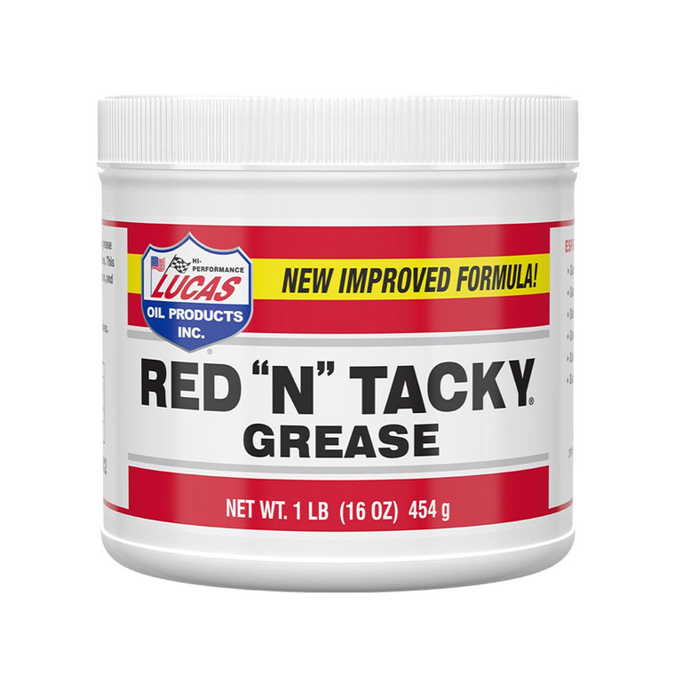 Lucas Oil Red N Tacky Grease - 1 Pound Tub - 10574