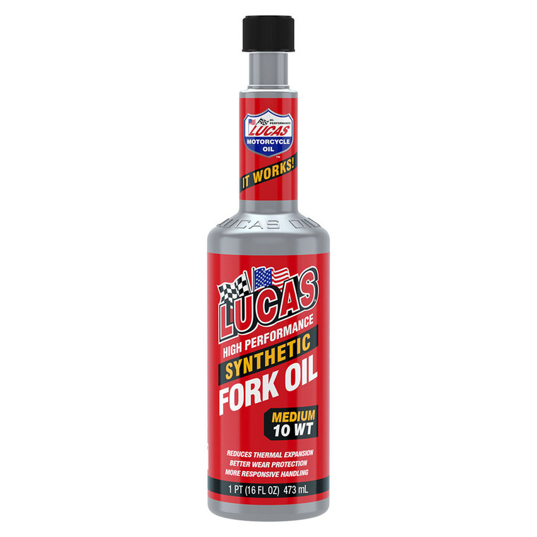 Lucas Oil Synthetic Fork Oil 10 WT 16 Ounce - 10772