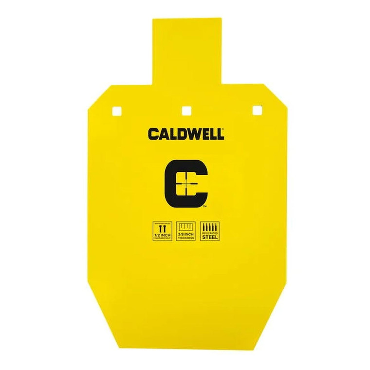 Caldwell High Caliber AR500 Steel Targets 3/8 Inch Thickness (33% IPSC) - 1116697