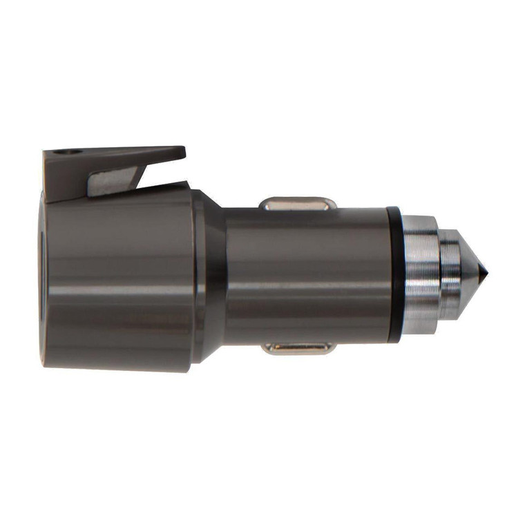 Smith & Wesson Vehicle Escape Tool with Glass Break Strap Cutter & USB Charging Ports - 1117239