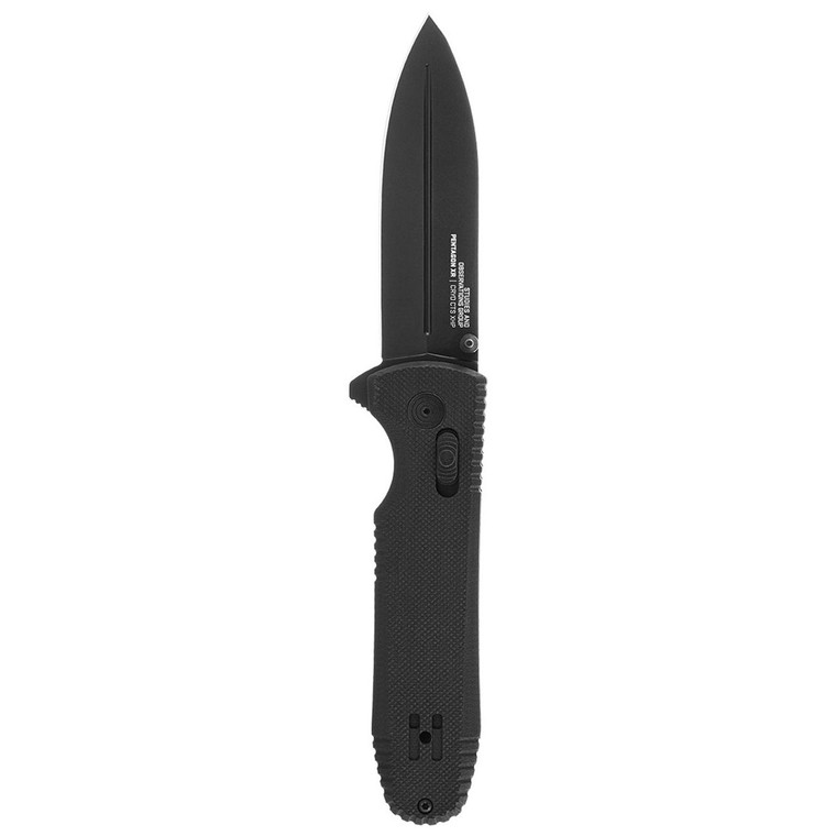 SOG Pentagon XR 3.6" Folding Pocket Knife (Blackout) - 12-61-01-57