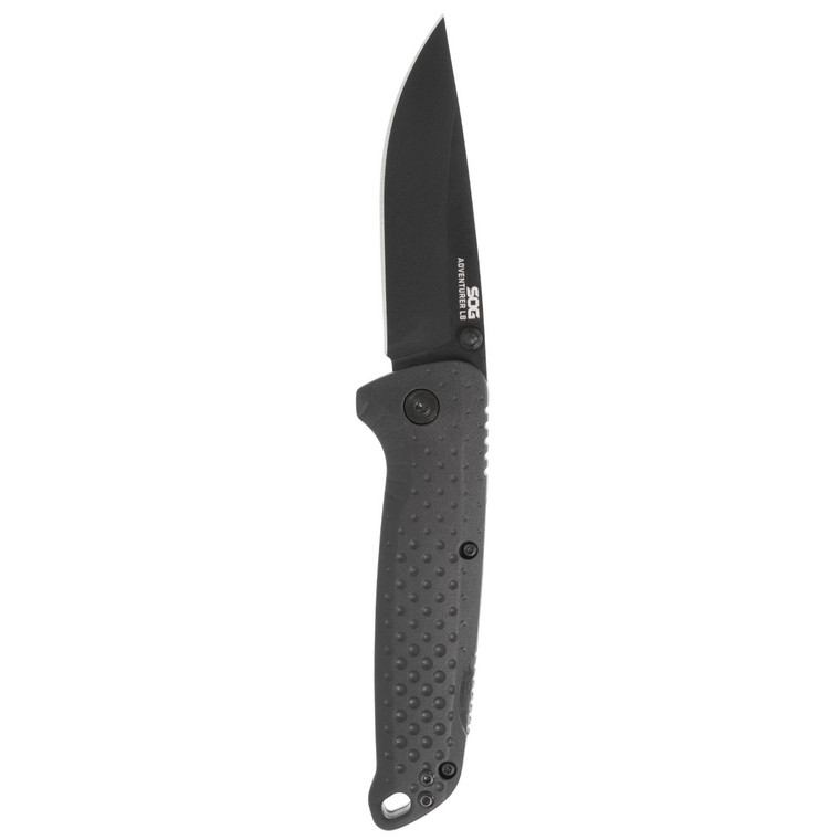 SOG Adventurer LB 3" Folding Pocket Knife (Blackout) - 13-11-01-43