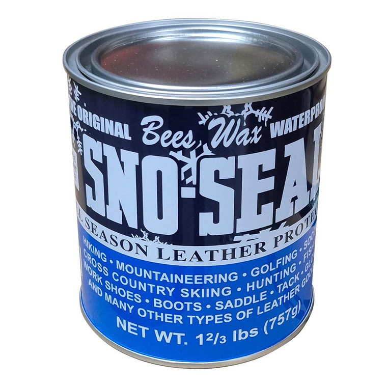 Atsko Sno-Seal Original Beeswax Waterproofing Seasonal Leather Protection (1 Quart Can) - 1332Q