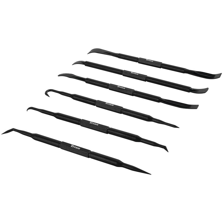 Titan Non-Marring Nylon Pick Hook and Pry Bar Set (6 Piece Set) - 17716