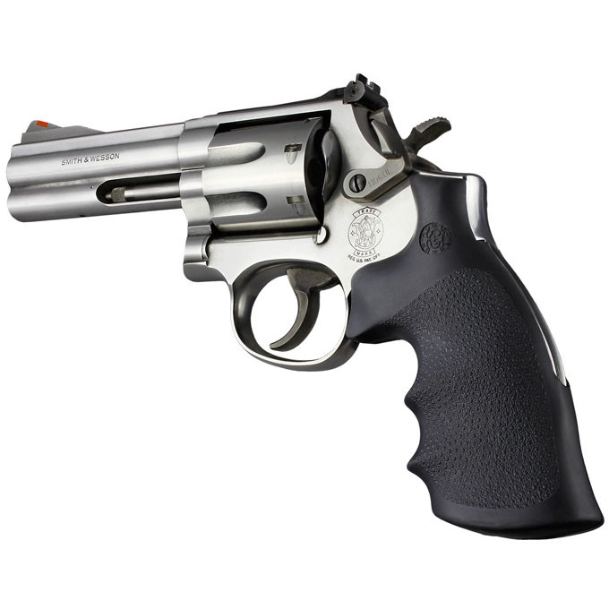 Hogue S&W K/L-Frame Round Butt Rubber Conversion Monogrip (Black) - 19002