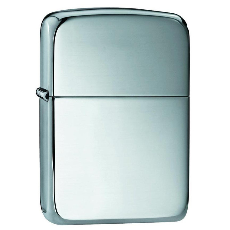 Zippo Windproof Lighter 1941 Replica High Polish Sterling Silver - 23
