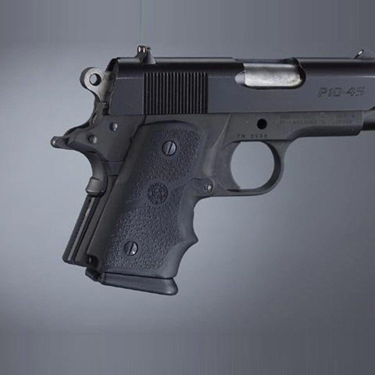 Hogue Rubber Grip with Finger Grooves for Para Ordnance P-10 (Black) - 23000