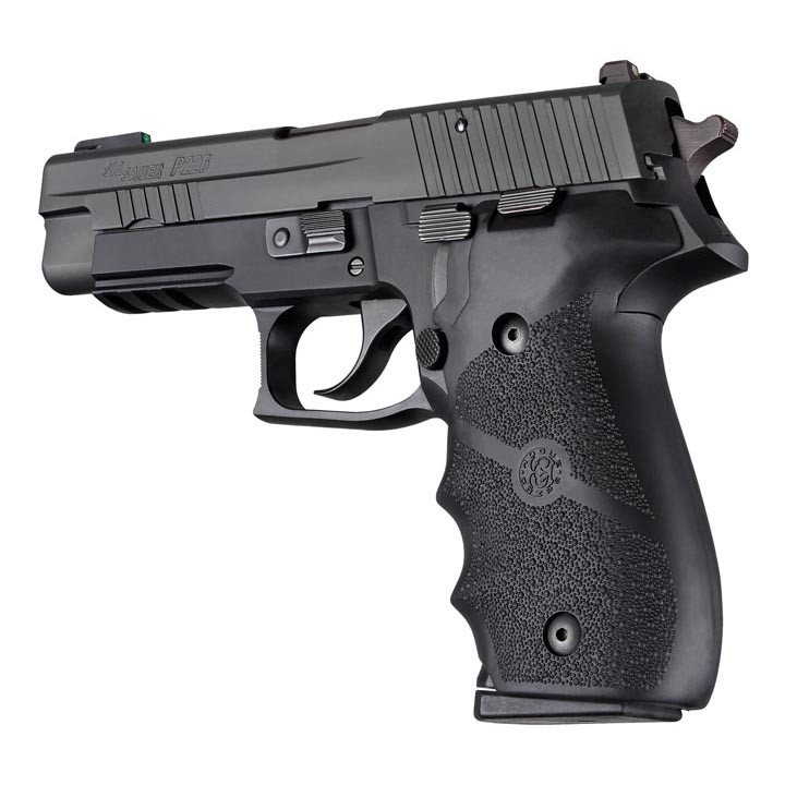 Hogue SIG Sauer P226 OverMolded Rubber Grip with Finger Grooves (Black) - 260005